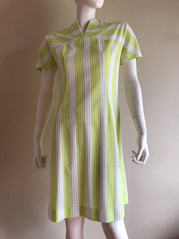 lime green shift dress