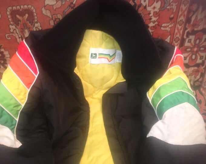 Vintage John Deere Snowmobile Jacket Size Medium Etsy