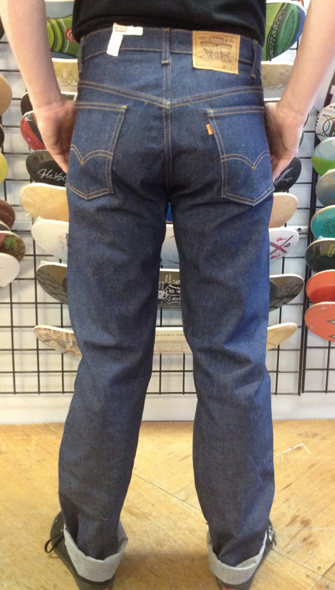 levis 510 orange tab