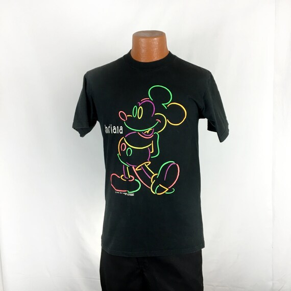 neon mickey mouse shirt