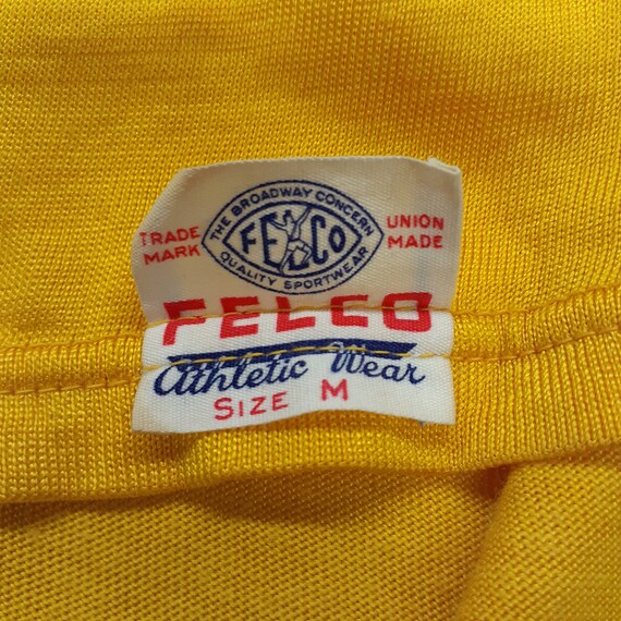 Vintage 40s Bumblebee Striped Jersey By Felco Ath… - image 10