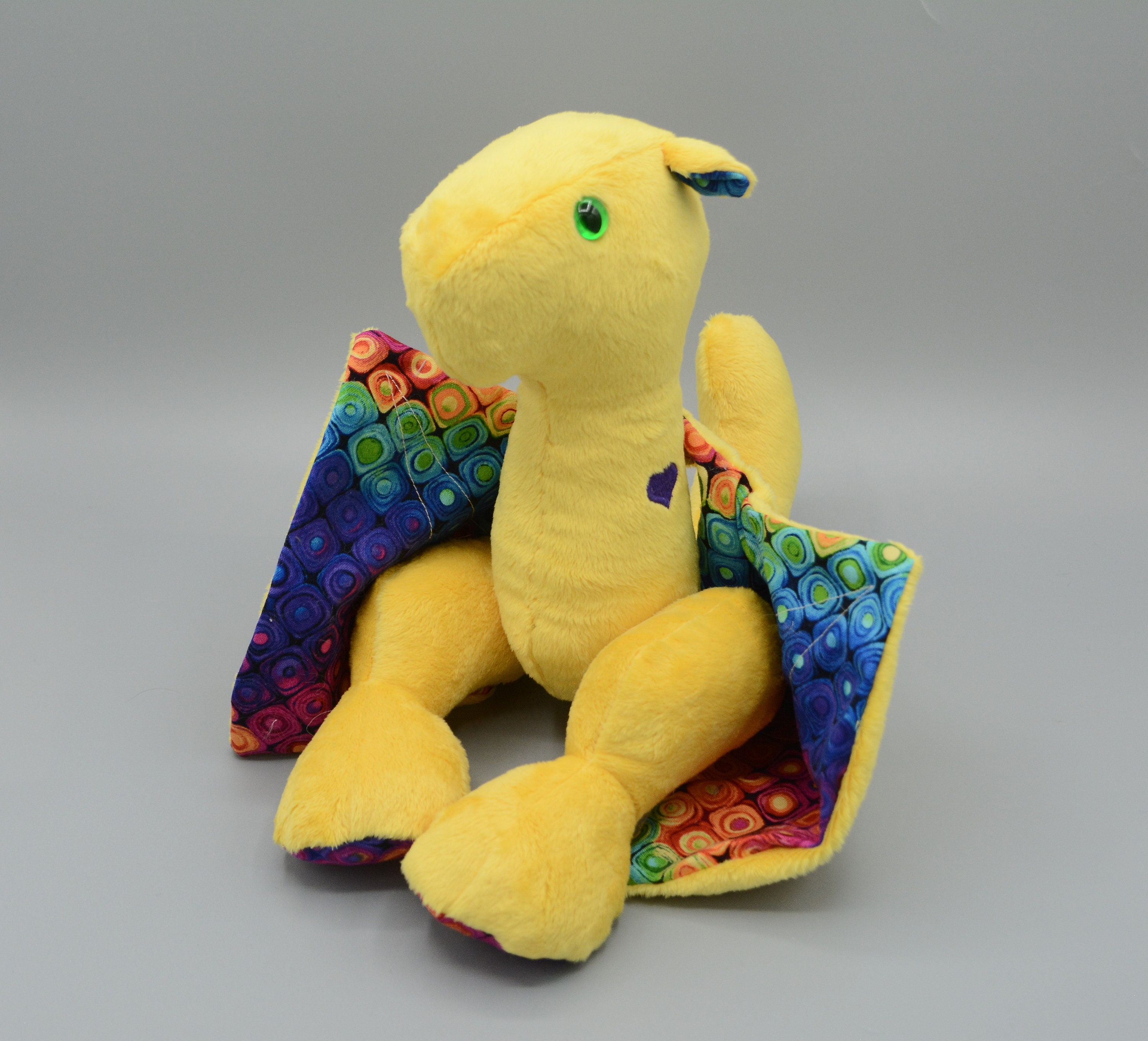 Gold Rainbow Pet Dragon Plush Dream Guardian Fantasy Etsy Gold Rainbow Pet Dragon Plush Dream Guardian Fantasy Etsy