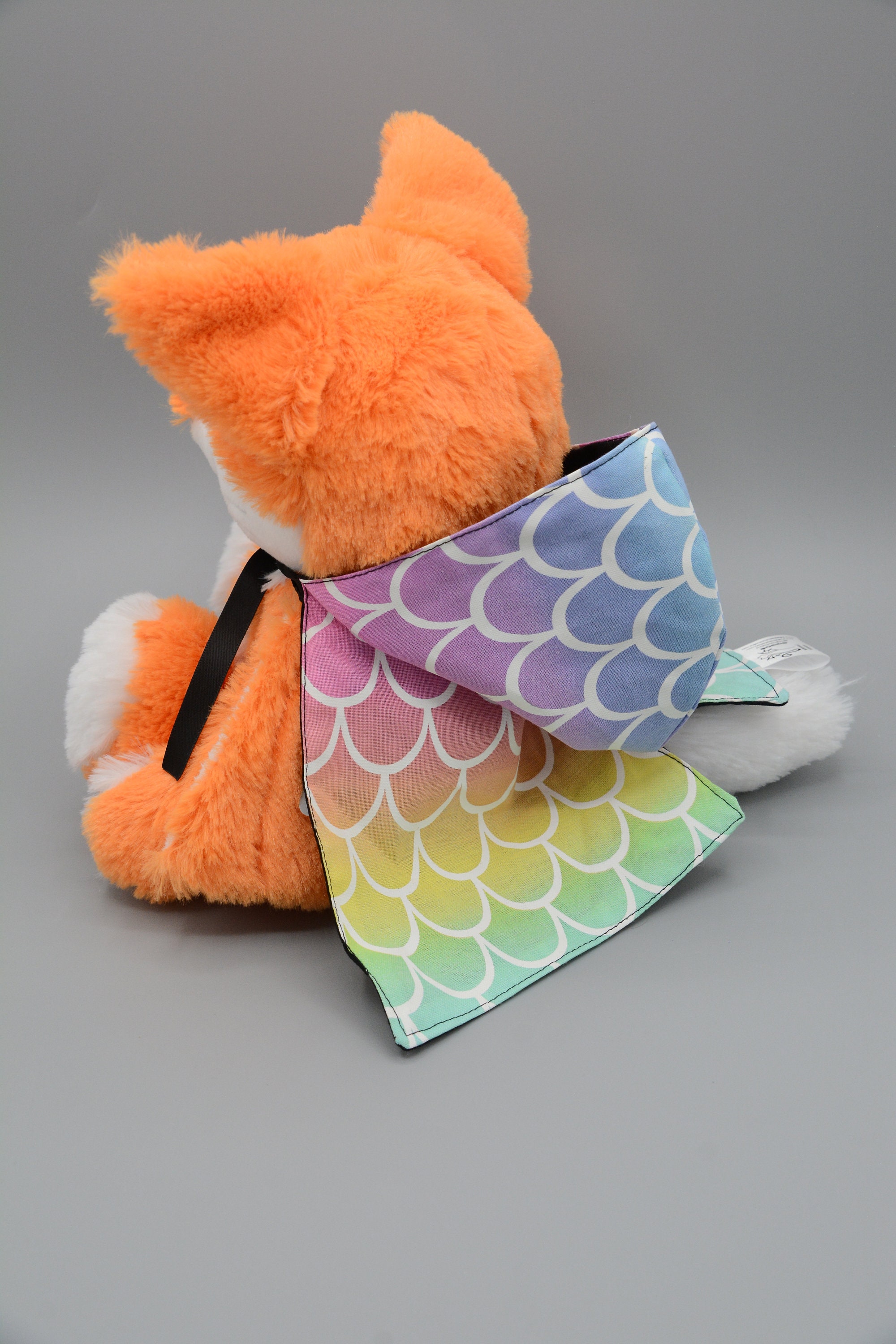rainbow fox plush