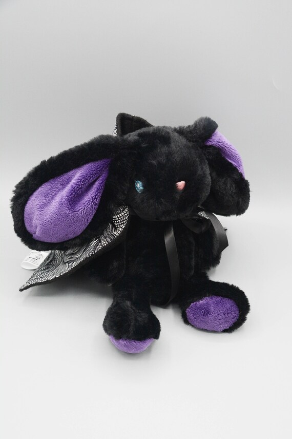 Black Wizard Bunny Dragon Plushie Stuffed Animal Dress Your - Etsy Black Wizard Bunny Dragon Plushie Stuffed Animal Dress Your - Etsy