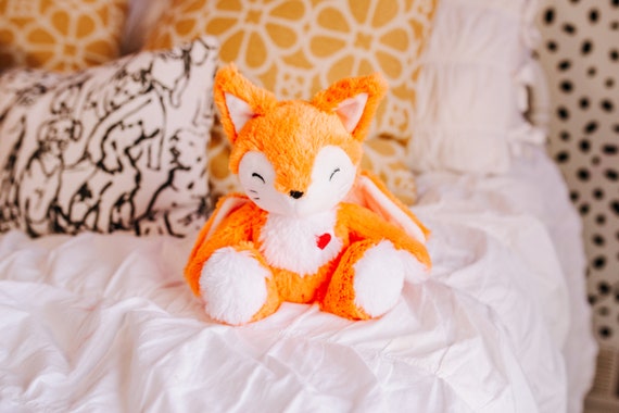 rainbow fox plush
