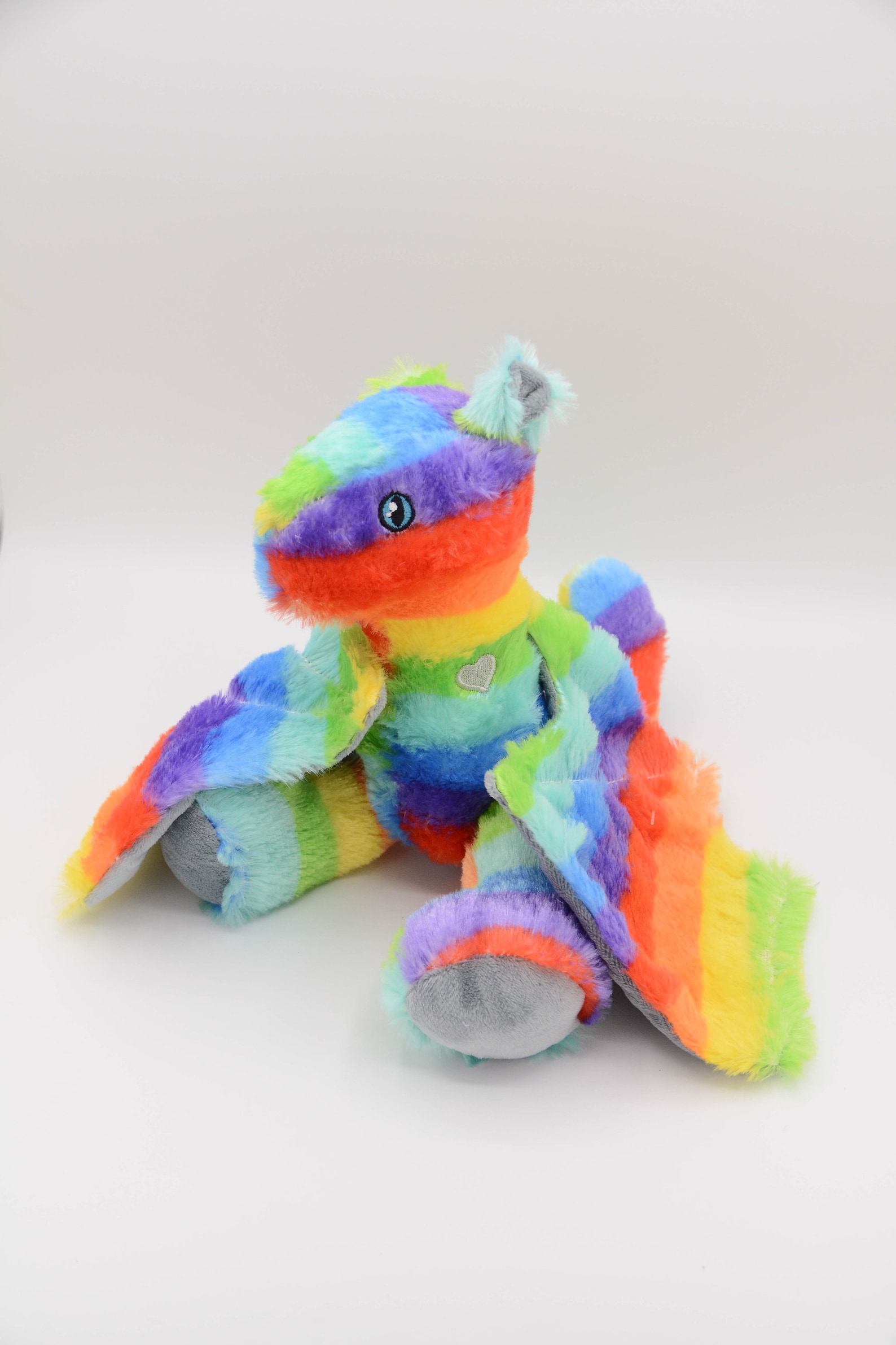 Buy Bright Rainbow Dragon Plushie Adopt a Dragon Fantasy Online in