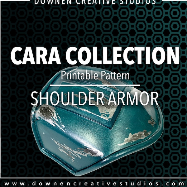 Cara Armor - Shoulder Template - Digital Download