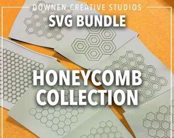 Vektor 7 Pack - Bienenwabe - SVG-Dateien