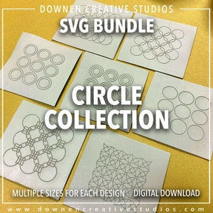Vector 8 Pack - Circles - SVG files