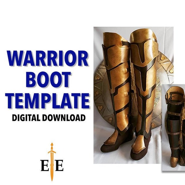 Amazon Warrior Boot Cover / Armor Pattern - Digital Download