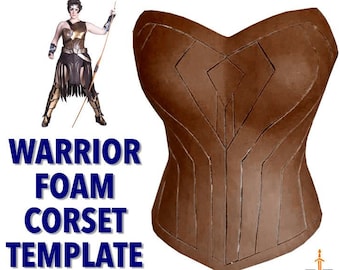 Warrior Corset Pattern: DIY Foam Armor (Digital Download PDF Pattern)