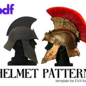 Spartan Helmet Template - Digital Download