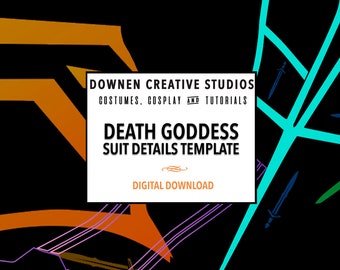 Death Goddess Suit Details Vorlage - digitaler Download