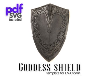 Goddess Shield Template