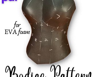 EVA Foam Mieder Muster - Herunterladbare PDF