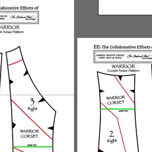 Amazon Warrior Corset Pattern Includes Basic Corset Pattern Digital ...