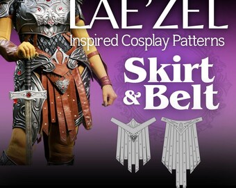 Lae'zel Skirt and Belt Templates
