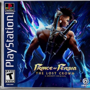 Prince of Persia: The Lost Crown (PS4) Custom PS1 Inspired Case