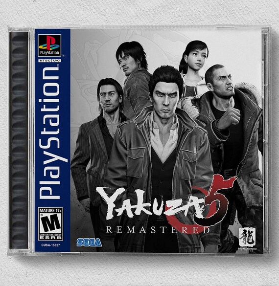 Yakuza 5 Remastered PS4 Custom PS1 Inspired Case Etsy
