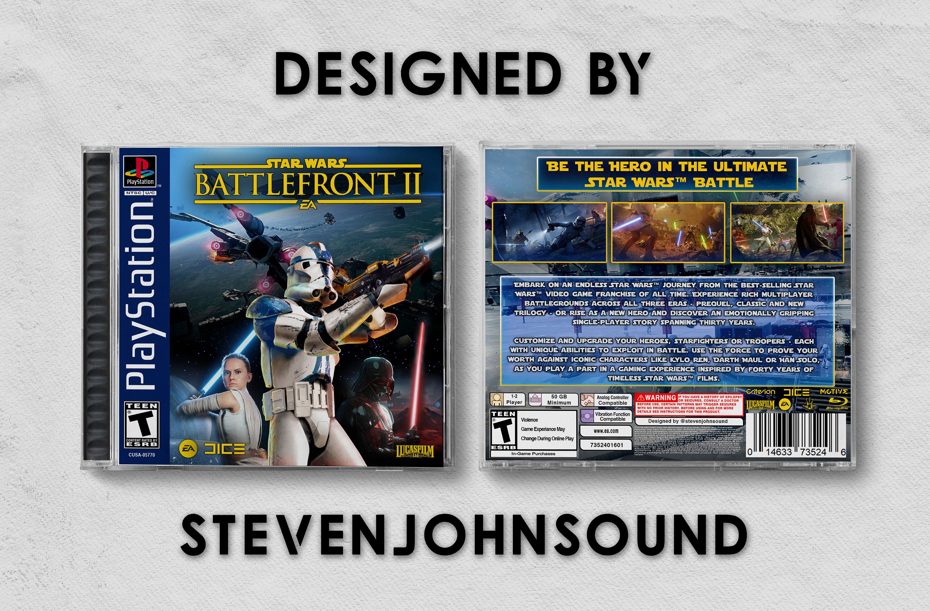 Star Wars: Battlefront II PS2 Front cover