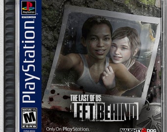 The Last Of Us: Left Behind DLC (PS4) Custom PS1 Inspired Case