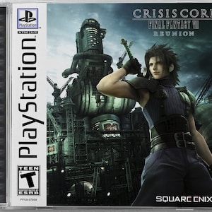 Crisis Core - Final Fantasy VII - Reunion (PS5) Custom PS1 Inspired Case