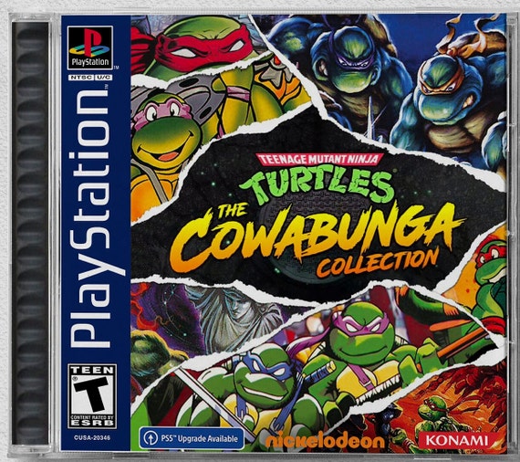 Teenage Mutant Ninja Turtles: the Cowabunga Collection PS4 Custom PS1  Inspired Case - Etsy