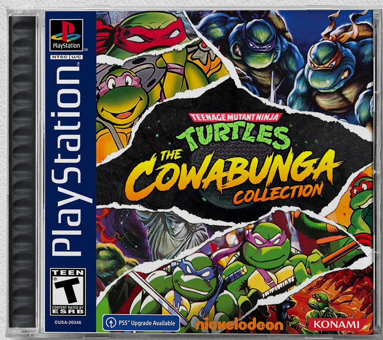  Teenage Mutant Ninja Turtles: Cowabunga Collection Playstation  5 EU Version Region Free : Video Games