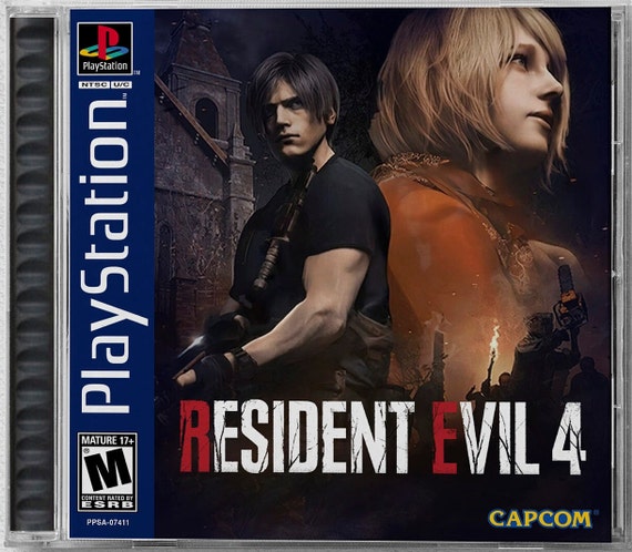 Custom Replacement Case Resident Evil 4 Remake NO DISC PS5 