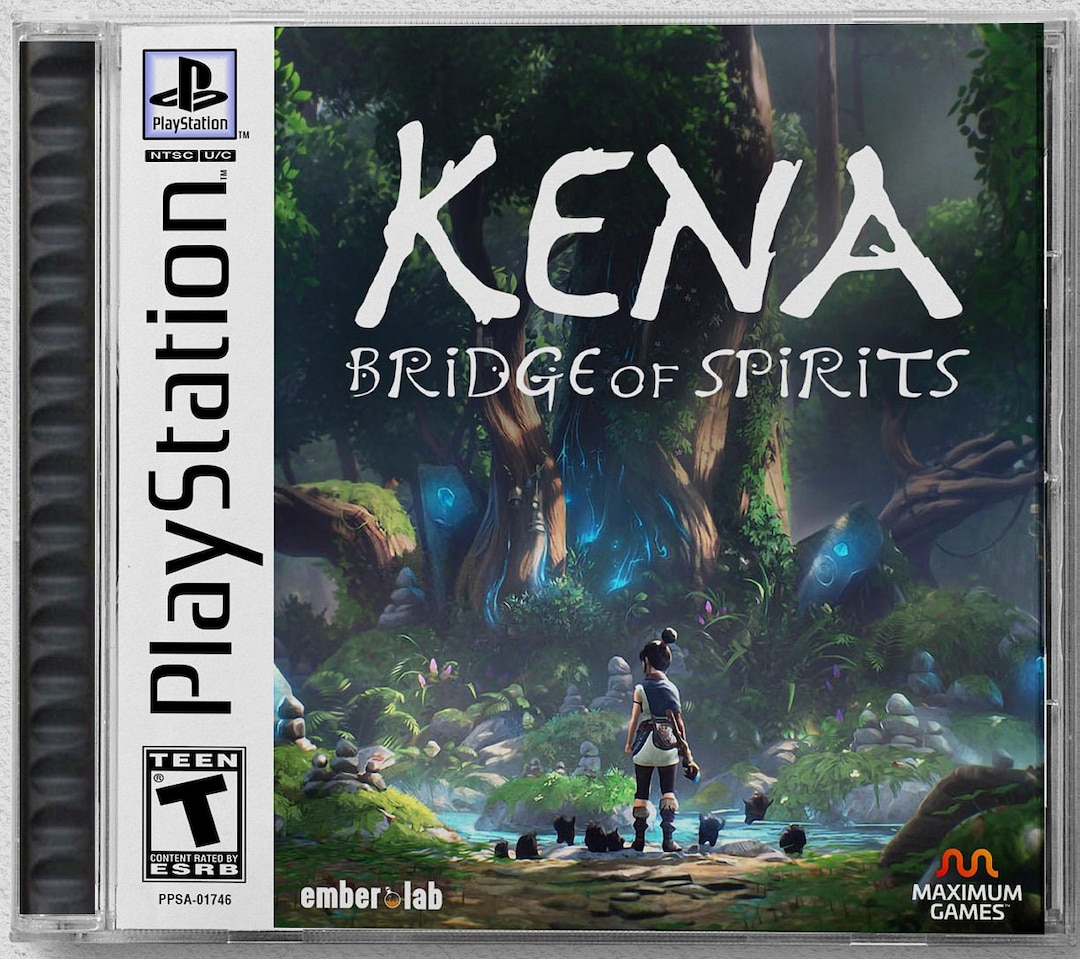 Kena: Bridge of Spirits PS5 Custom PS1 Inspired Case 