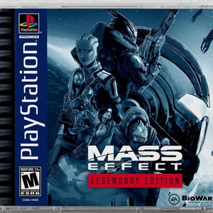 Mass Effect: Legendary Edition (PS4) Custom PS1 Inspired Case