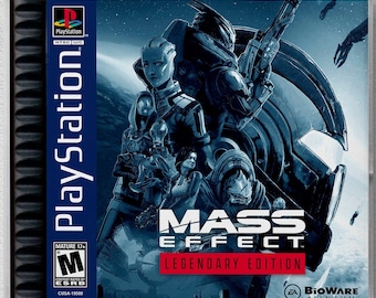 Mass Effect: Legendary Edition (PS4) Custom PS1 Inspired