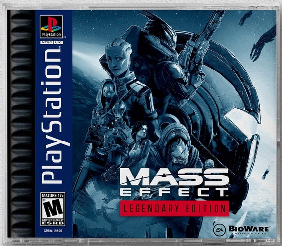 Mass Effect: Edition PS4 Custom PS1 Inspired Case -