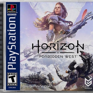 Horizon Forbidden West (PS4) Custom PS1 Inspirierte Hülle