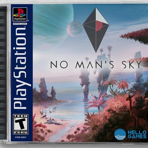 No Man&#39;s Sky (PS4) Custom PS1 Inspired Case