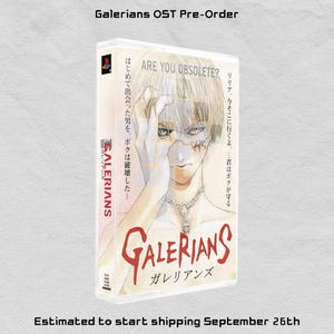 PRE-ORDER - GALERIANS - Original Soundtrack Cassette Tape