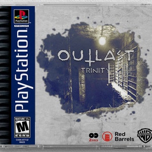 Estuche personalizado inspirado en PS1 para Outlast: Trinity (PS4)