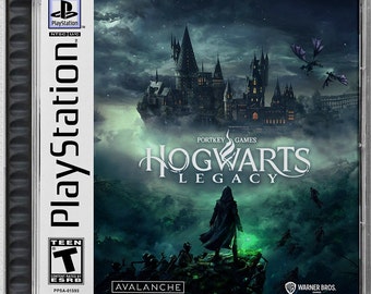Hogwarts Legacy (PS5) Custom PS1 Inspired Case