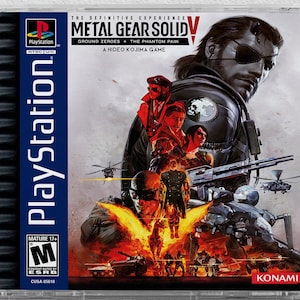 Metal Gear Solid V: The Definitive Experience (PS4) Custom PS1 Inspired Case