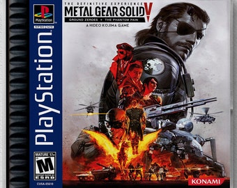 Metal Gear Solid V: the Phantom Pain PS4 Custom PS1 Inspired 