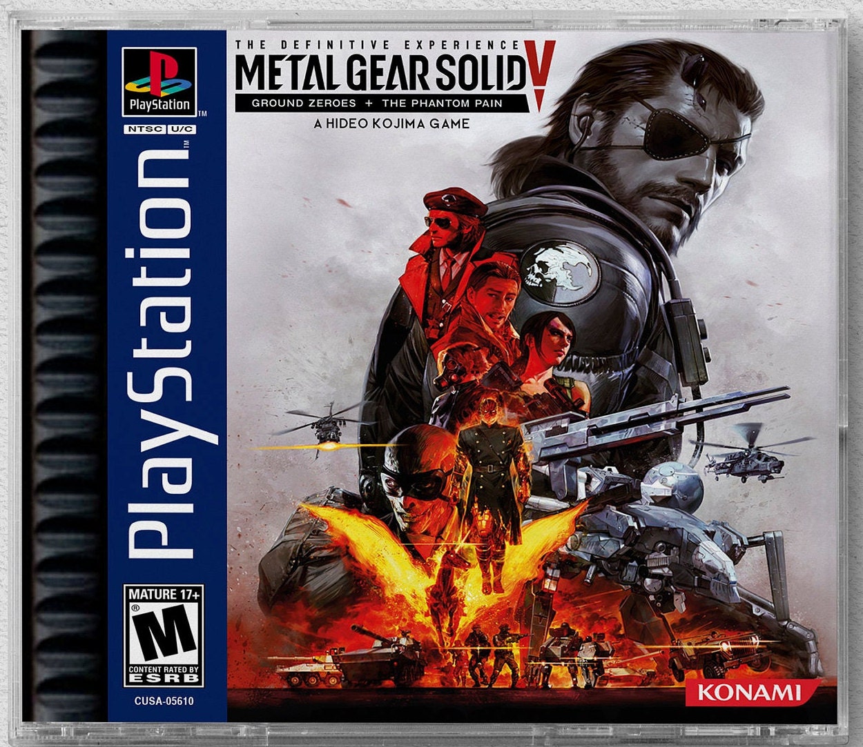 Metal Gear Solid V: The Definitive Experience PS4 Custom PS1 - Etsy México