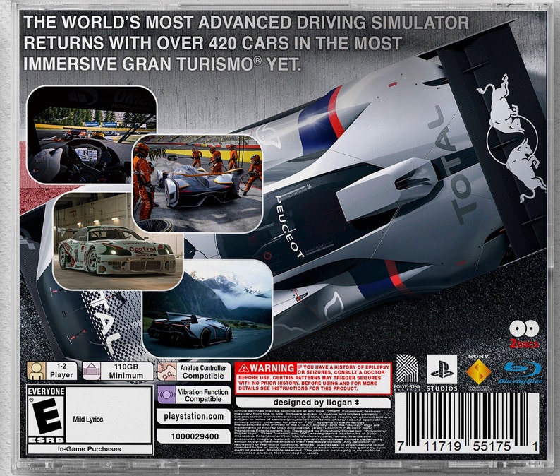 Gran Turismo 7 PS4 Custom PS1 Inspired Case - Etsy