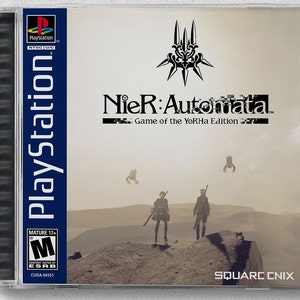 NieR Automata: Game of the YoRHa Edition (PS4) Custom PS1 Inspired Case