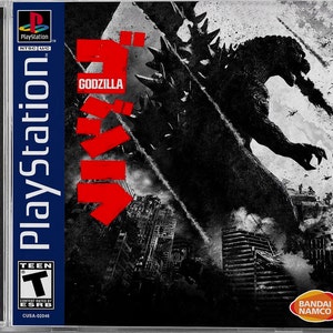 Godzilla (PS4) Custom PS1 Inspired Case