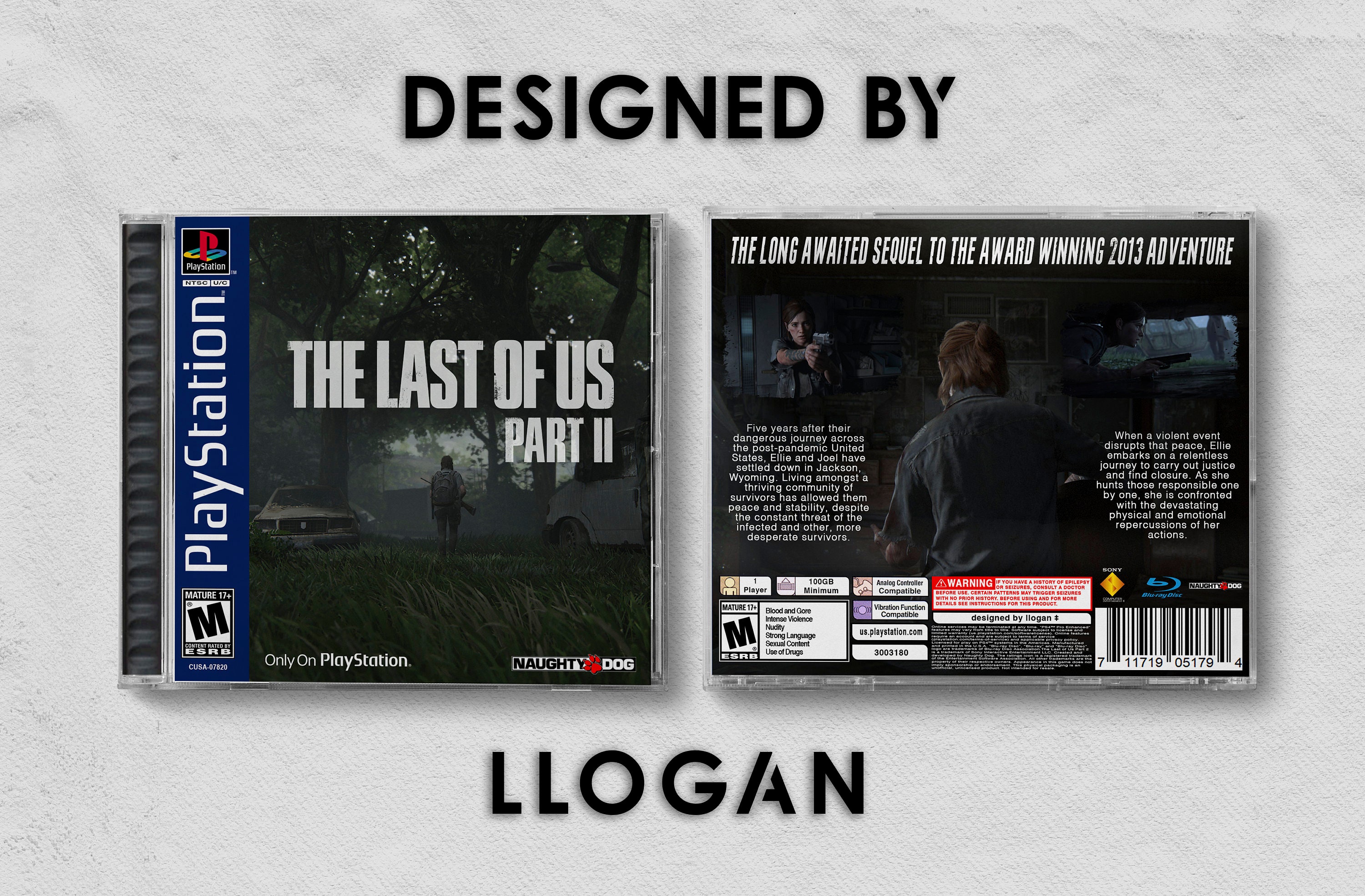 Custom cover for The Last of Us Part 2 : r/PS4