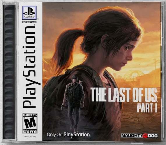 The Last of Us Part 1 PS5 Custom PS1 Inspired Case 