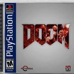 DOOM (2016) (PS4) Custom PS1 Inspired Case