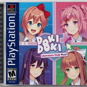 Doki Doki Literature Club Plus! (PS4) Custom PS1 Inspired Case