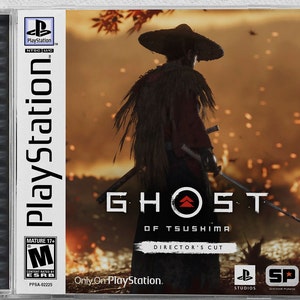 Ghost of Tsushima: Director&#39;s Cut (PS5) Custom PS1 Inspired Case