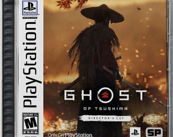 Ghost of Tsushima : Director's Cut (PS5), coque personnalisée inspirée de la PS1